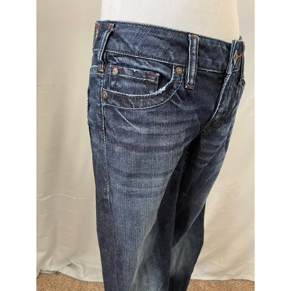 Silver Women's Dark Wash Toni Light Distressed Boot Cut Jeans - 28x33 - Picture 4 of 13